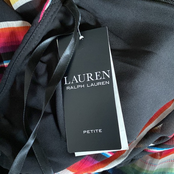 Lauren Ralph Lauren Striped Crinkle Georgette Skirt SZ 2P NEW - Picture 11 of 12